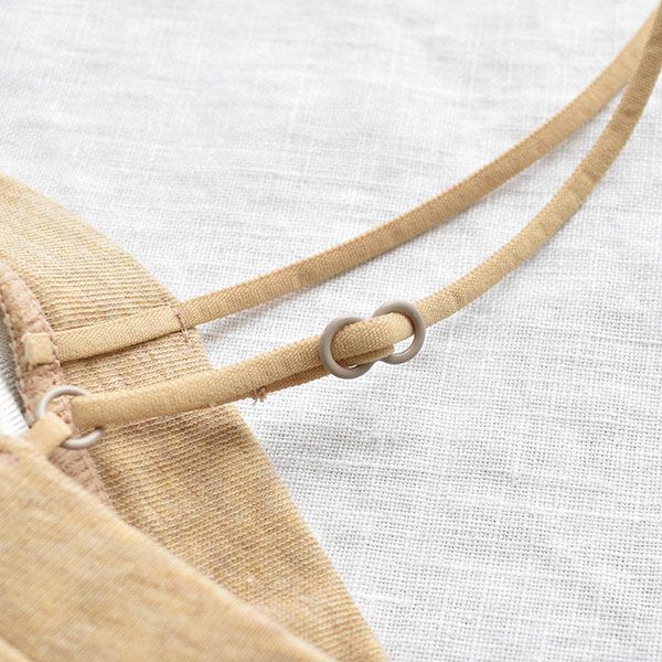 カップ裏シルク オーガニックコットン バンドゥブラ 日本製