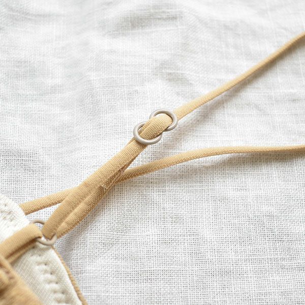 カップ裏シルク オーガニックコットン ブラトップ 日本製