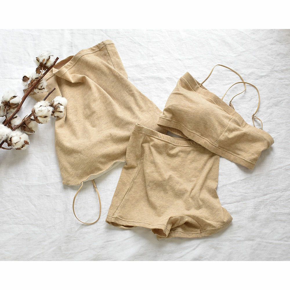 マチ裏シルク オーガニックコットン ボクサーショーツ サニタリー兼用 日本製