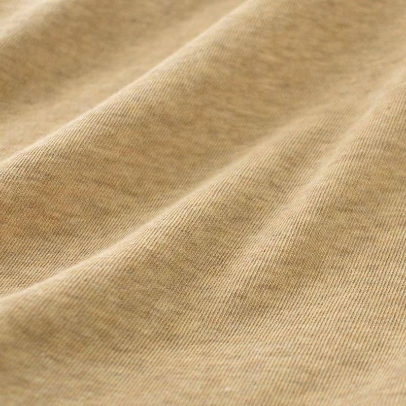 カップ裏シルク オーガニックコットン カップ付き タンクトップ クルーネック ゆるラク 日本製