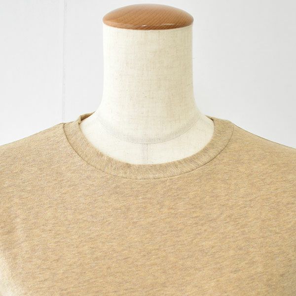 カップ裏シルク オーガニックコットン カップ付き タンクトップ クルーネック ゆるラク 日本製