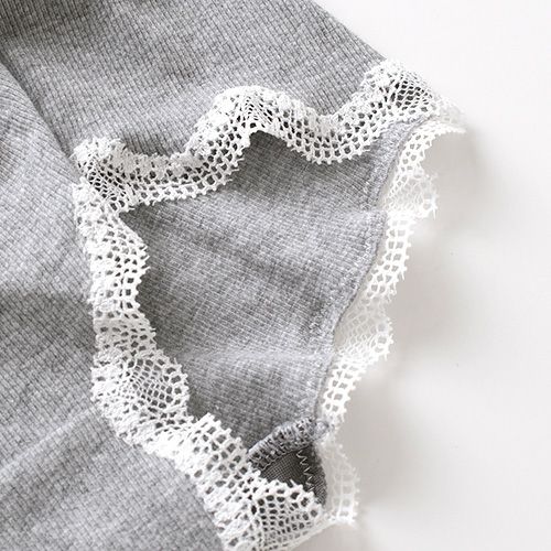 カップ裏シルク モールドカップ ノンワイヤーブラジャー＆コットンリブ ショーツ 上下セット