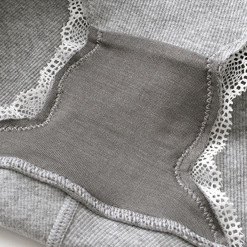 カップ裏シルク モールドカップ ノンワイヤーブラジャー＆コットンリブ ショーツ 上下セット