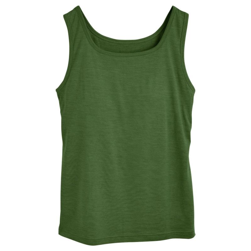 シルク100％ ジャージー カップ付き タンクトップ 日本製 ゆるラク