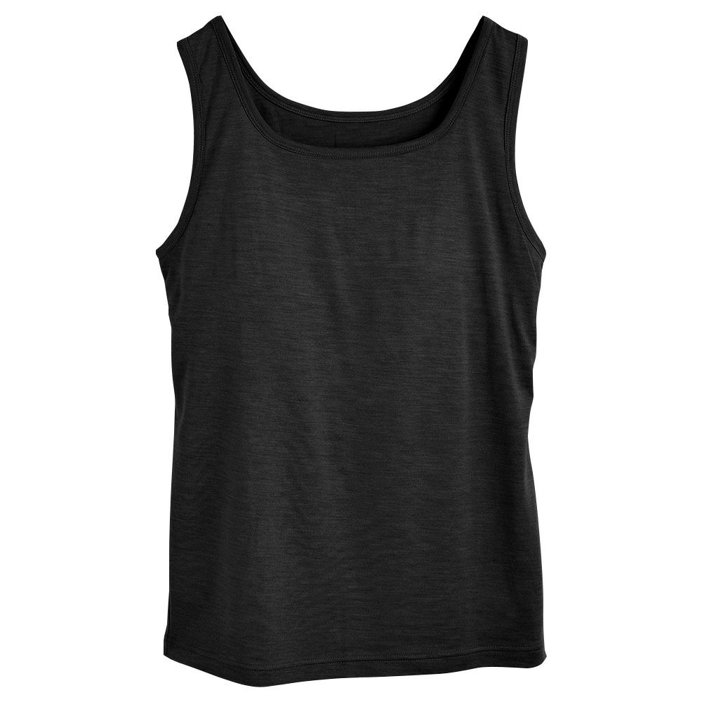 シルク100％ ジャージー カップ付き タンクトップ 日本製 ゆるラク