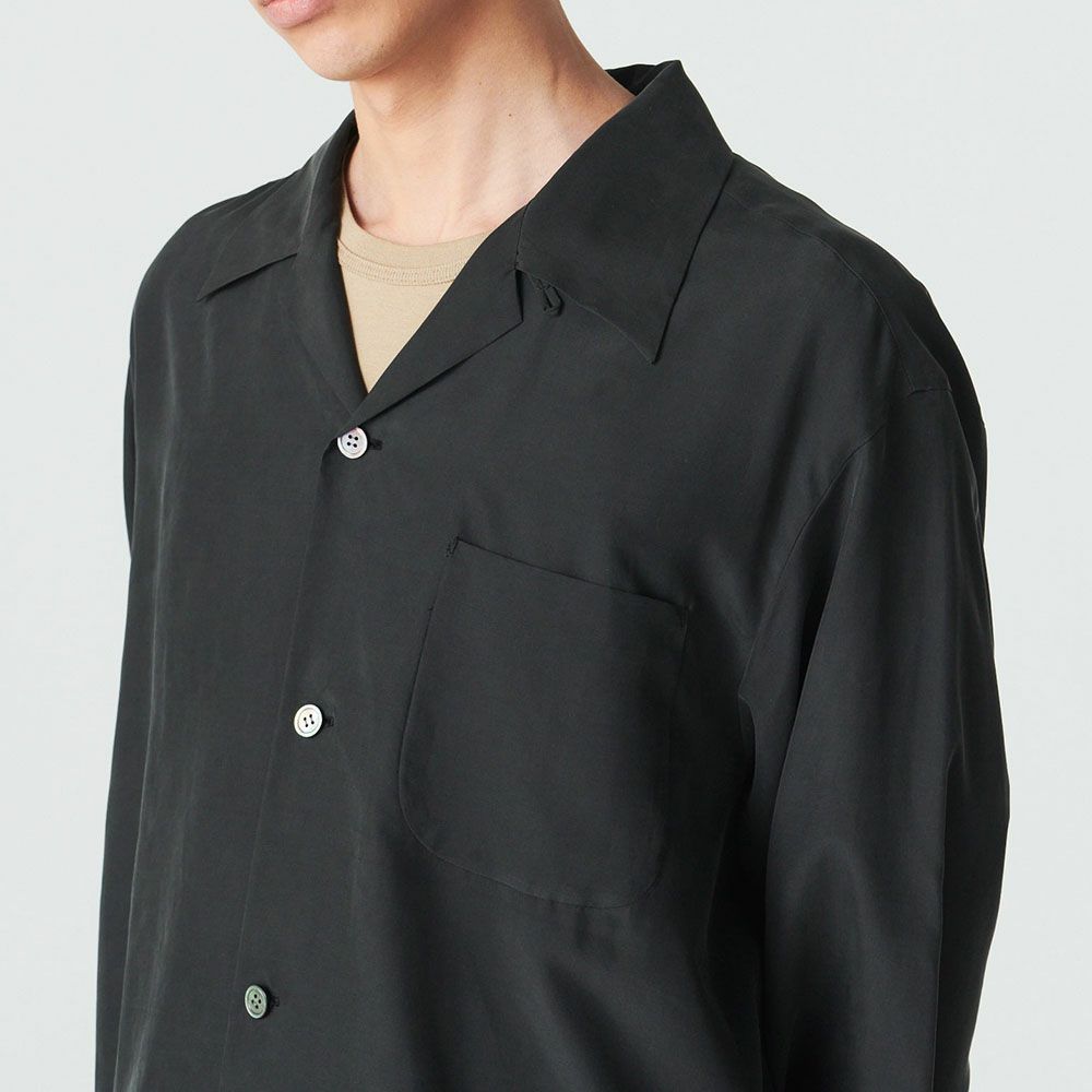 シルク100％ 前開きシャツ 日本製