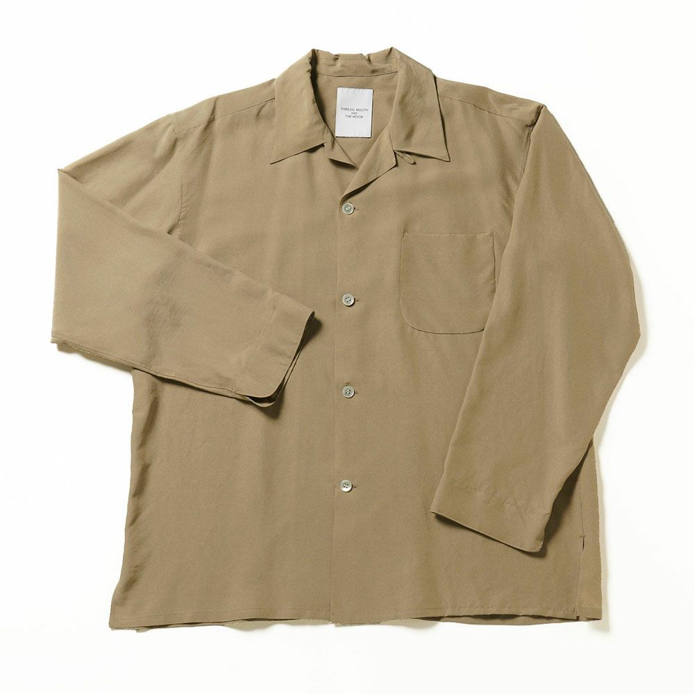 シルク100％ 前開きシャツ 日本製