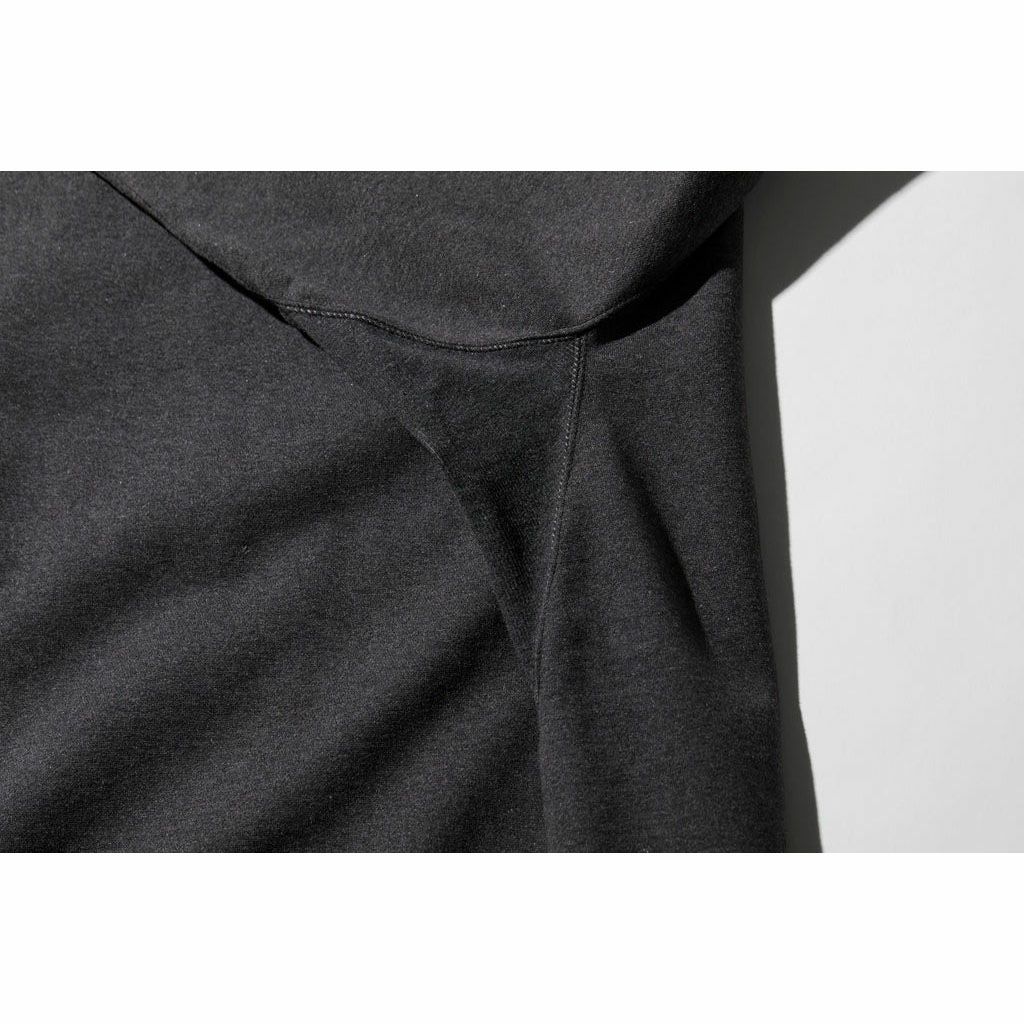 肌側シルク100％起毛 クルーネック スウェットシャツ