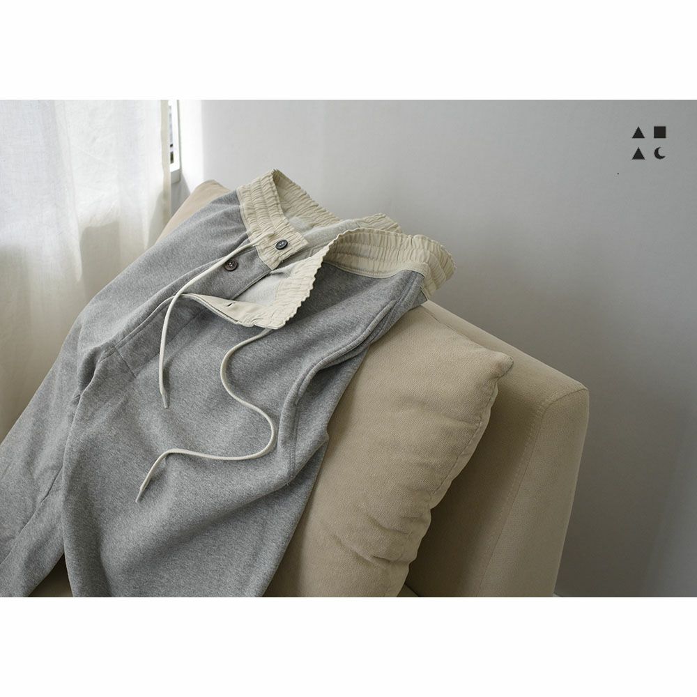 肌側シルク100％起毛 スウェットパンツ