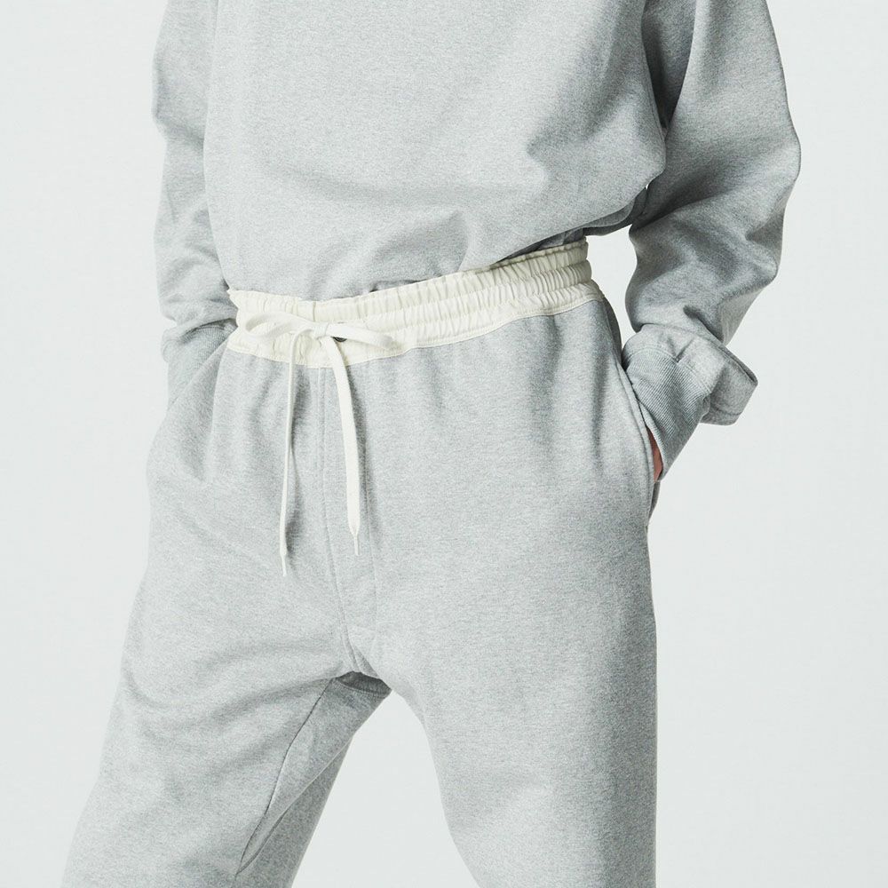 肌側シルク100％起毛 スウェットパンツ