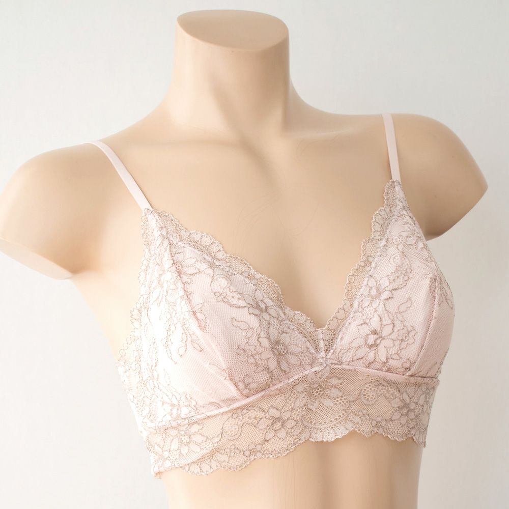 カップ裏シルク ソフトブラ＆ショーツセット 日本製