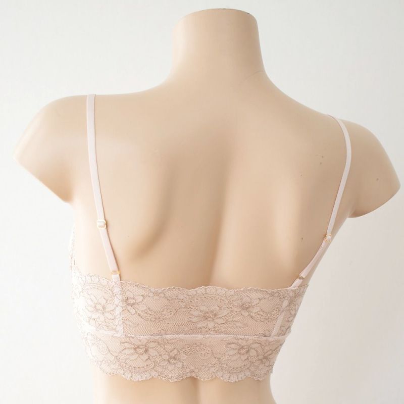 カップ裏シルク ソフトブラ＆ショーツセット 日本製