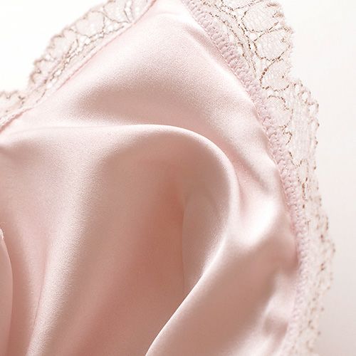 カップ裏シルク ソフトブラ＆ショーツセット 日本製