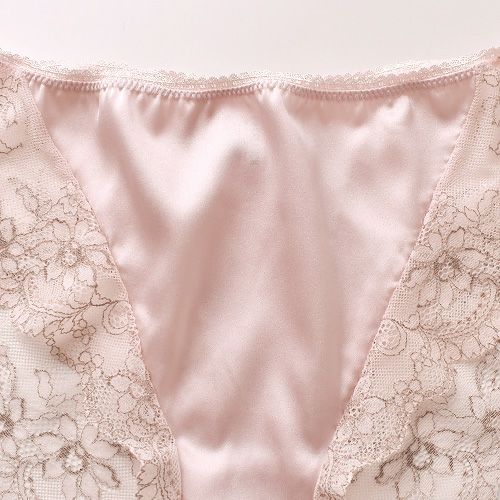 カップ裏シルク ソフトブラ＆ショーツセット 日本製