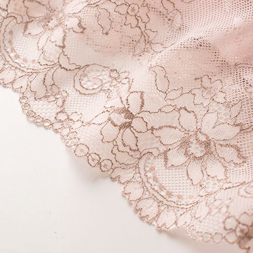 カップ裏シルク ソフトブラ＆ショーツセット 日本製