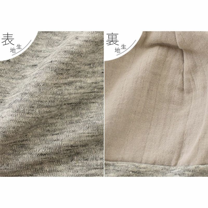 肌側オーガニックコットン 外側リネン ニットキャップ 日本製