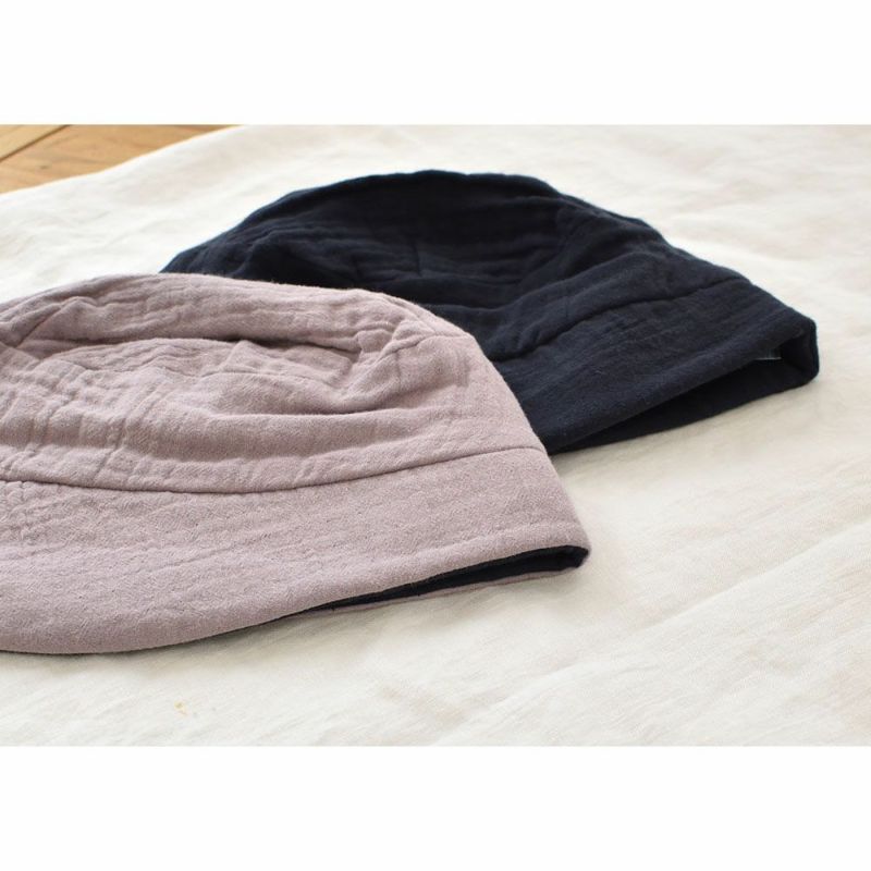 オーガニックコットンガーゼ　帽子 日本製