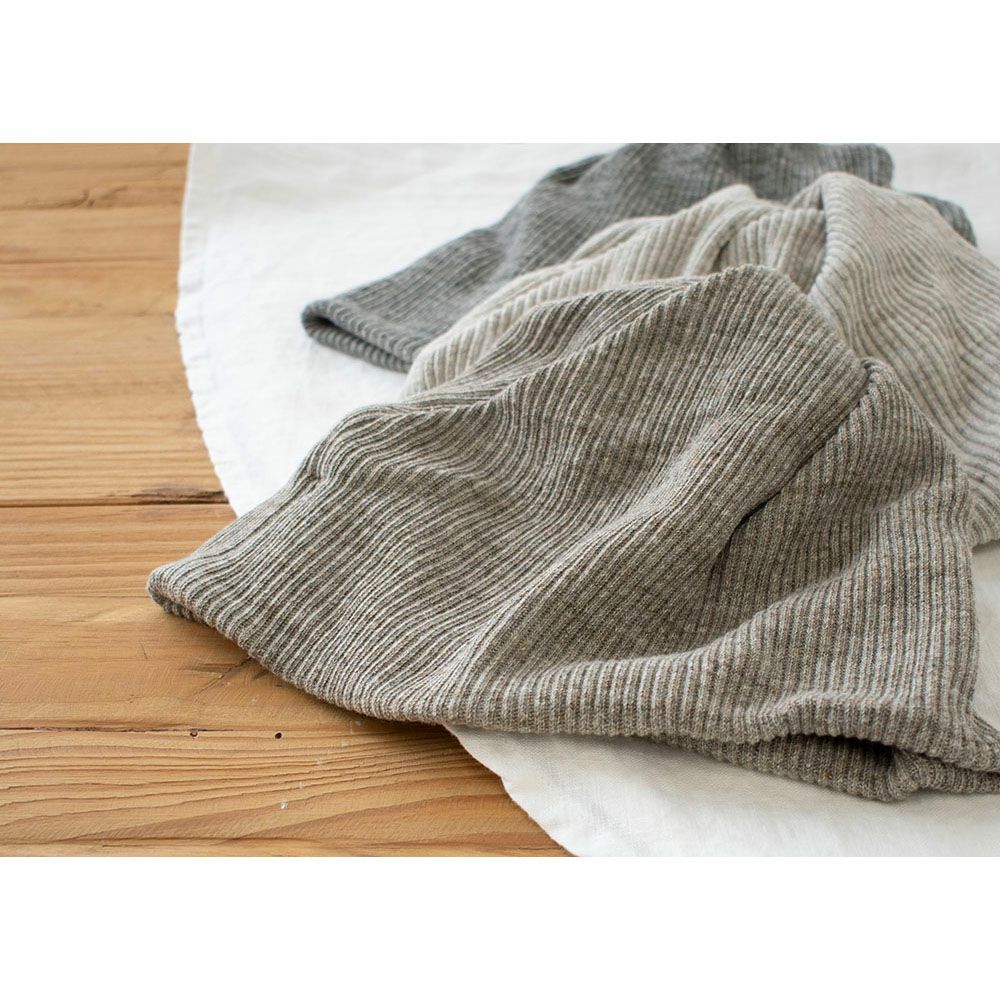 コットン100％リブ ニットキャップ 日本製