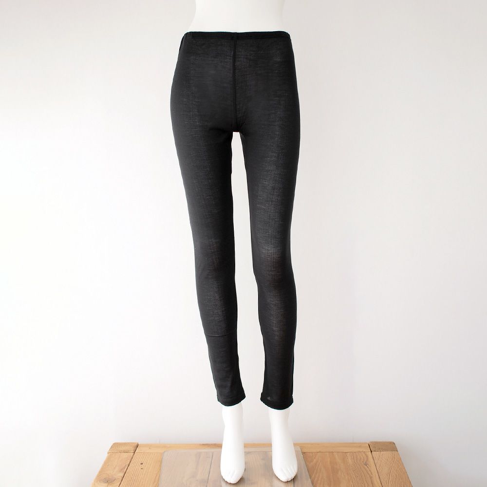 シルク100％ レギンス ウォッシャブル 日本製【ふわ肌シルク】