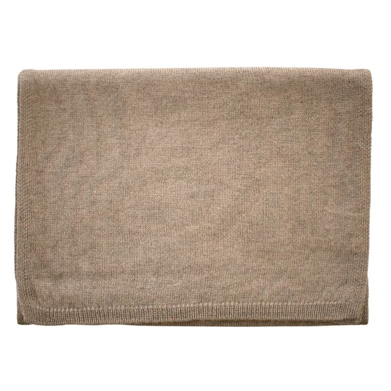 シルクウール ニットマフラー 男女兼用