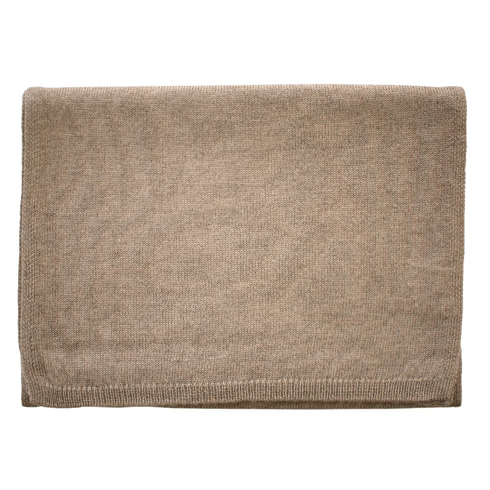 シルクウール ニットマフラー 男女兼用