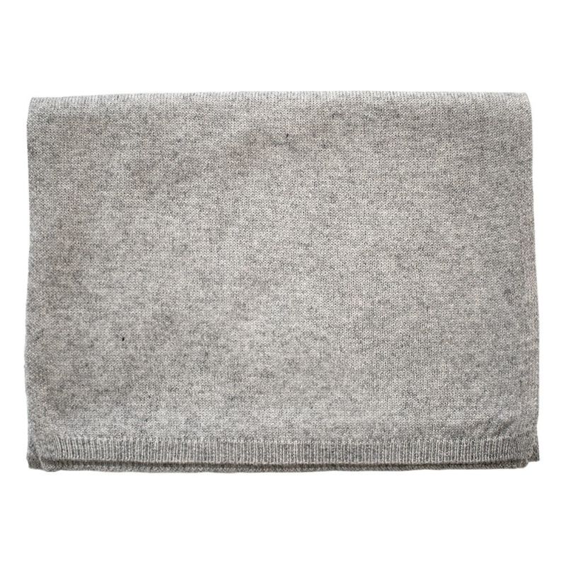 シルクウール ニットマフラー 男女兼用