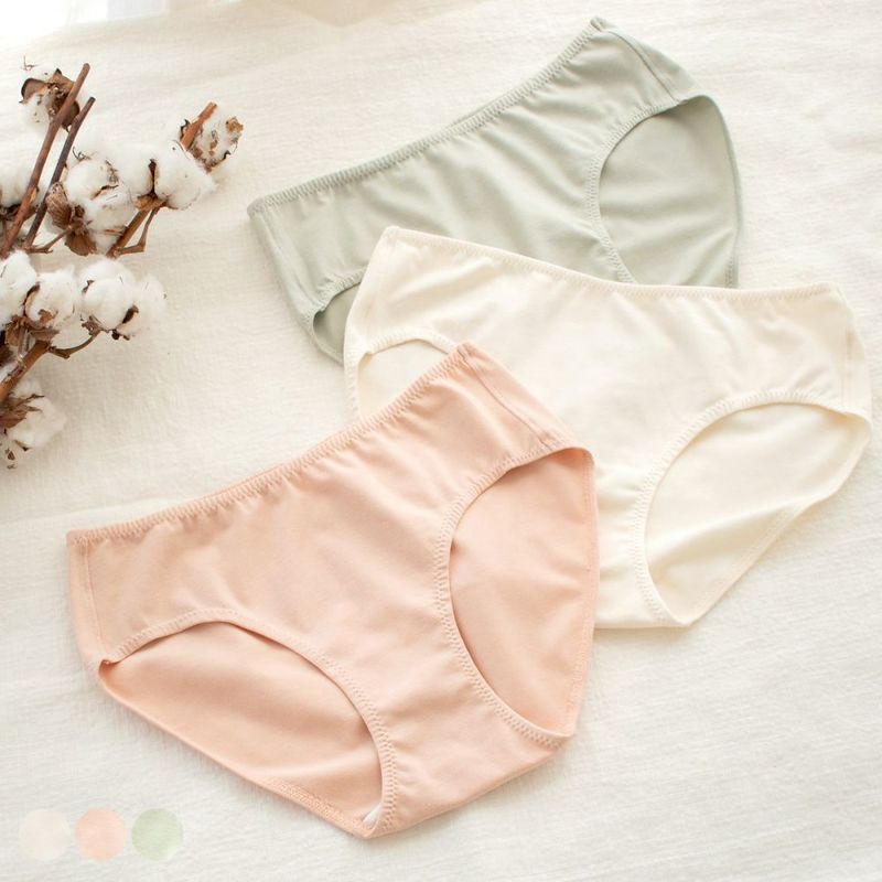 マチ裏シルク オーガニックコットン スタンダードショーツ 日本製 レディース