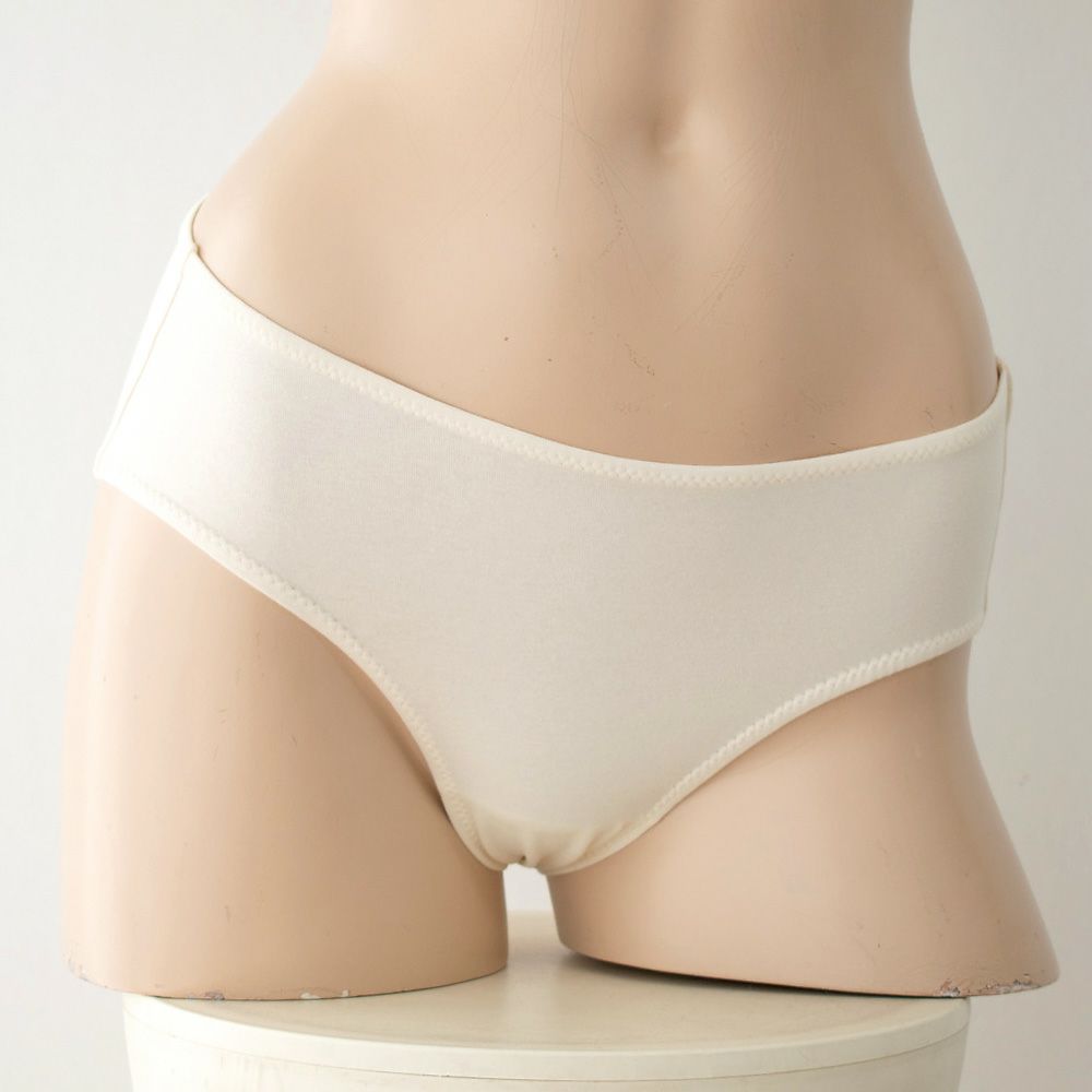 マチ裏シルク オーガニックコットン スタンダードショーツ 日本製 レディース