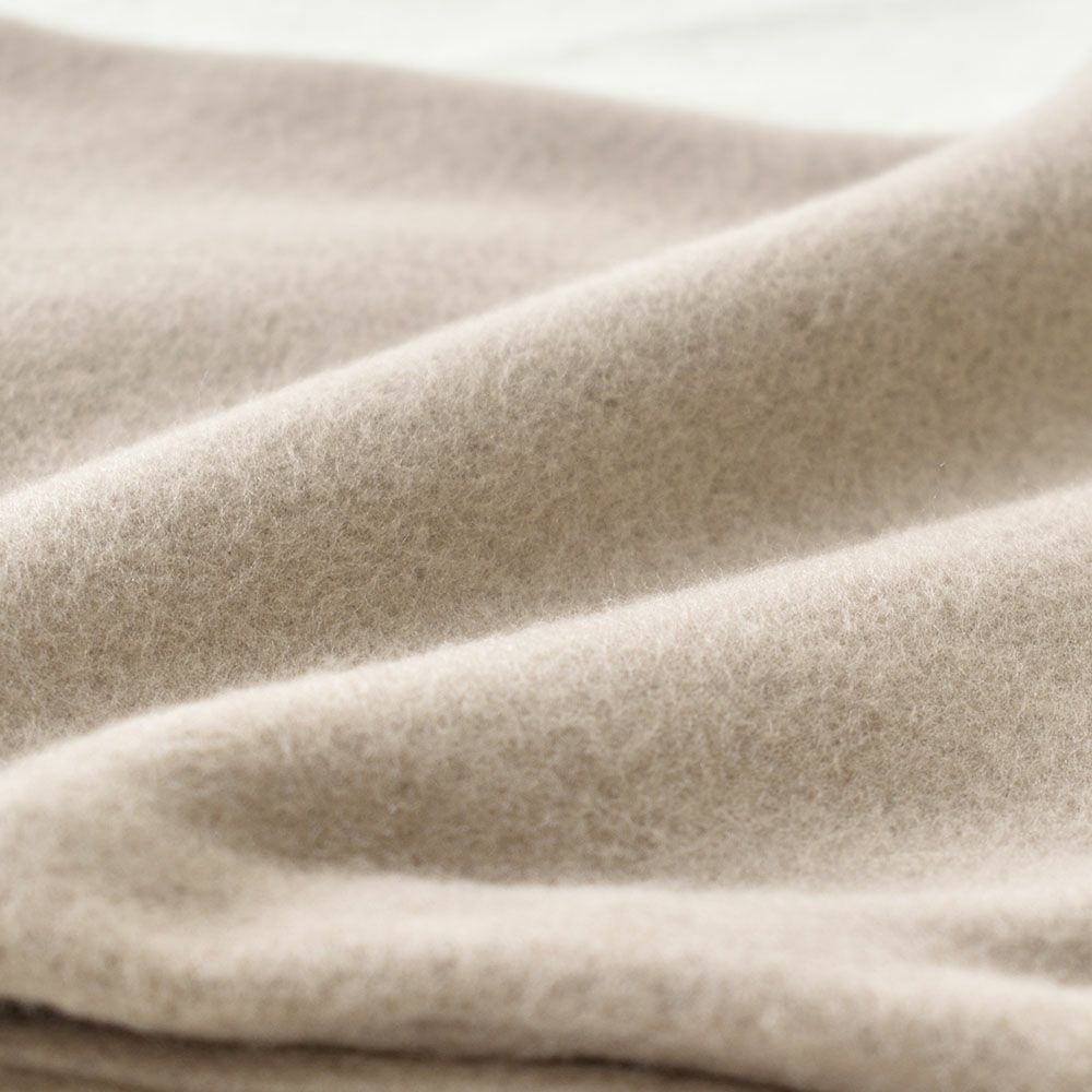 シルク100％ ふわふわ加工 フリース ネックウォーマー 日本製