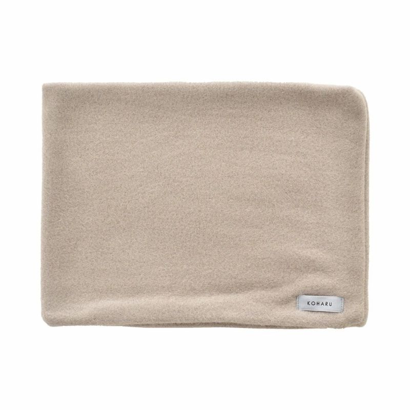 シルク100％ ふわふわ加工 フリース ネックウォーマー 日本製