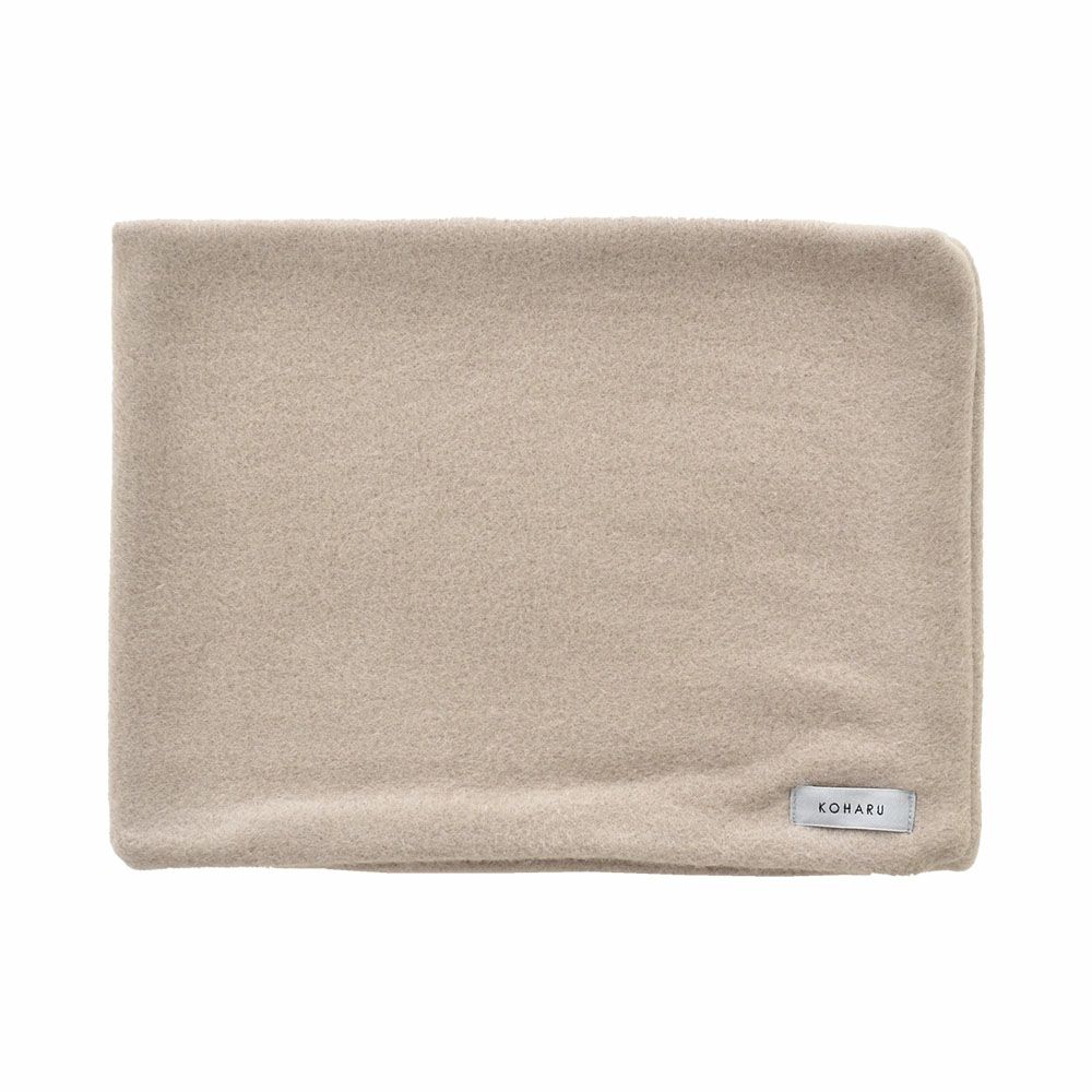 シルク100％ ふわふわ加工 フリース ネックウォーマー 日本製