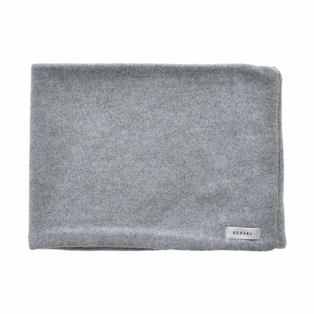 シルク100％ ふわふわ加工 フリース ネックウォーマー 日本製