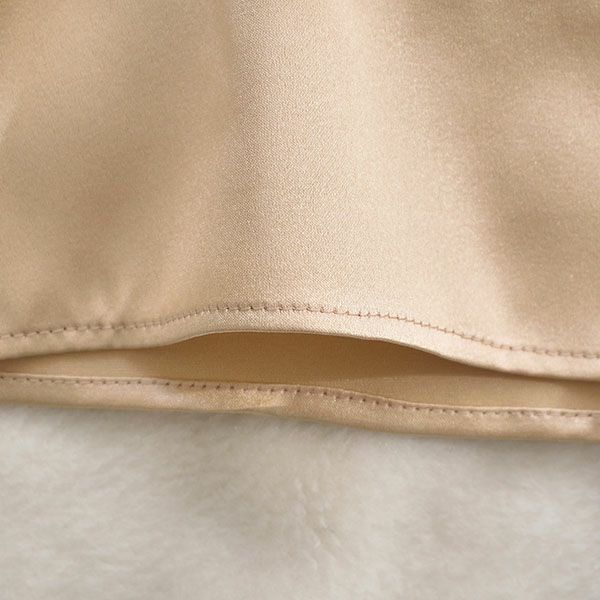 シルクサテン ペチコート ショート丈 日本製 19匁