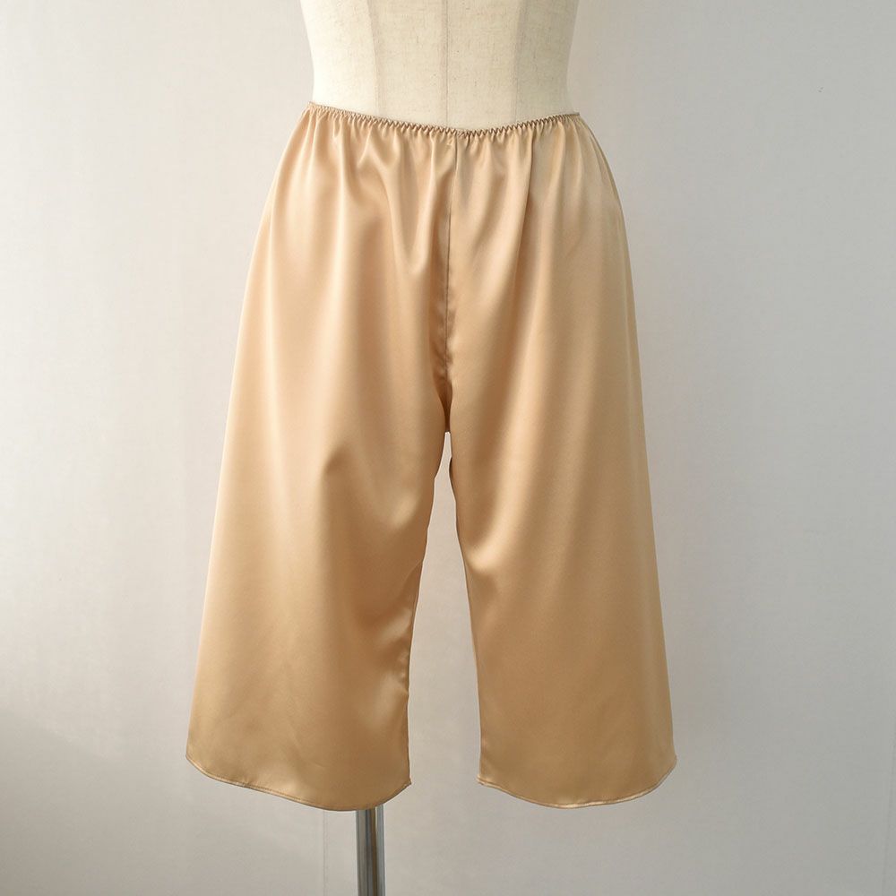 シルクサテン ペチコート ロング丈 日本製 19匁