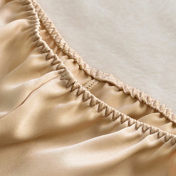 シルクサテン ペチコート ロング丈 日本製 19匁