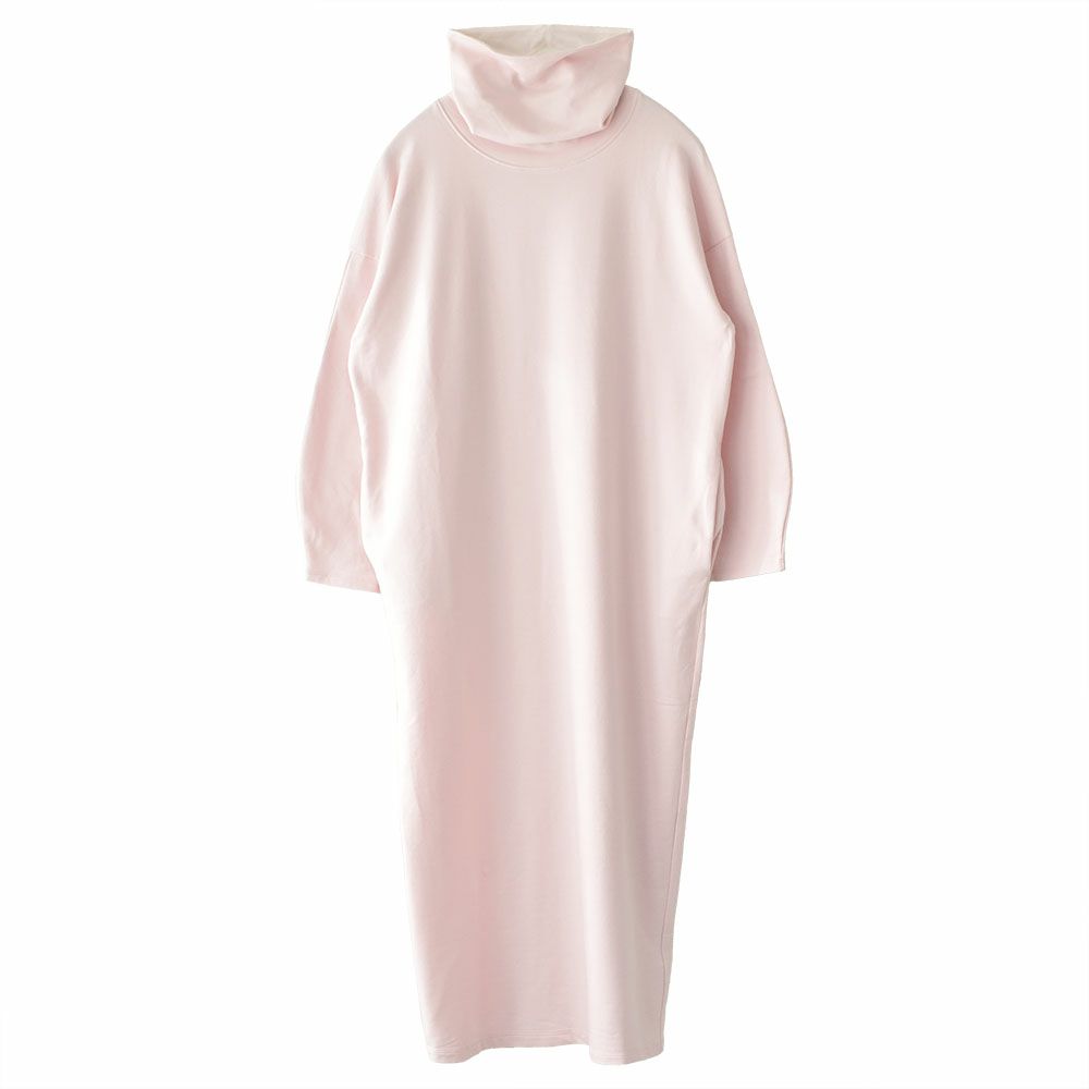  オーガニックコットン ハイネック オーバーワンピース 日本製