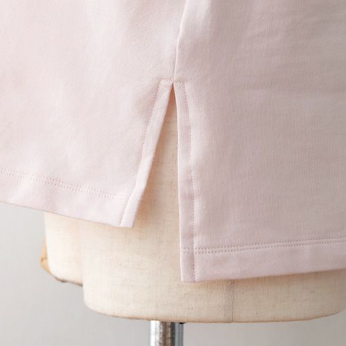 オーガニックコットン パジャマ 上下セット 日本製 トップスとシルク腹巻付きパンツ