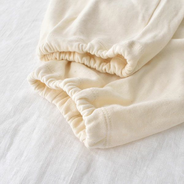 肌側シルク 外側コットン パンツ パジャマインナー 日本製