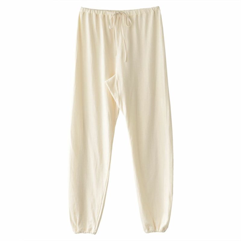 肌側シルク 外側コットン パンツ パジャマインナー 日本製