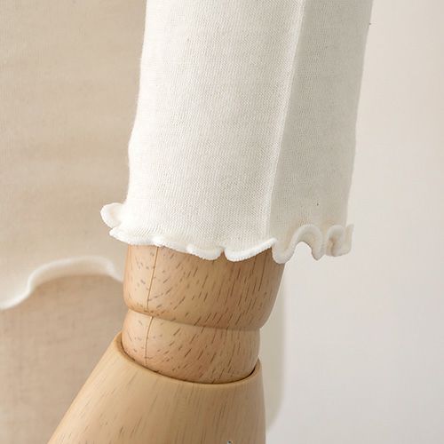 肌側シルク アウトメロー クルーネック パジャマインナー 日本製 表側コットン