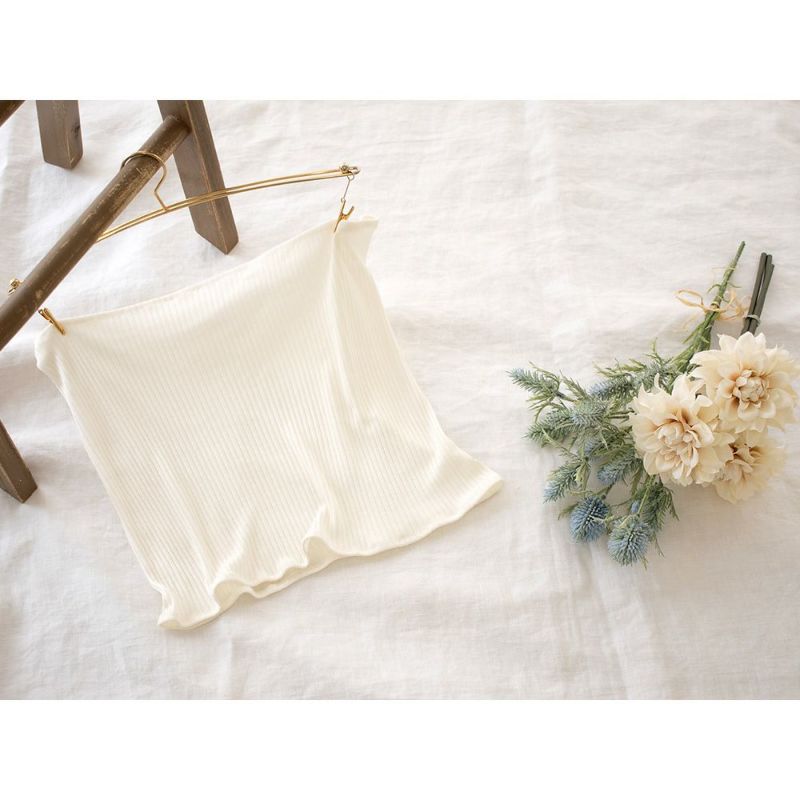 お得な2枚セット】シルク100％ ブラカバー 日本製 25cm ショート丈 ブラ下インナー