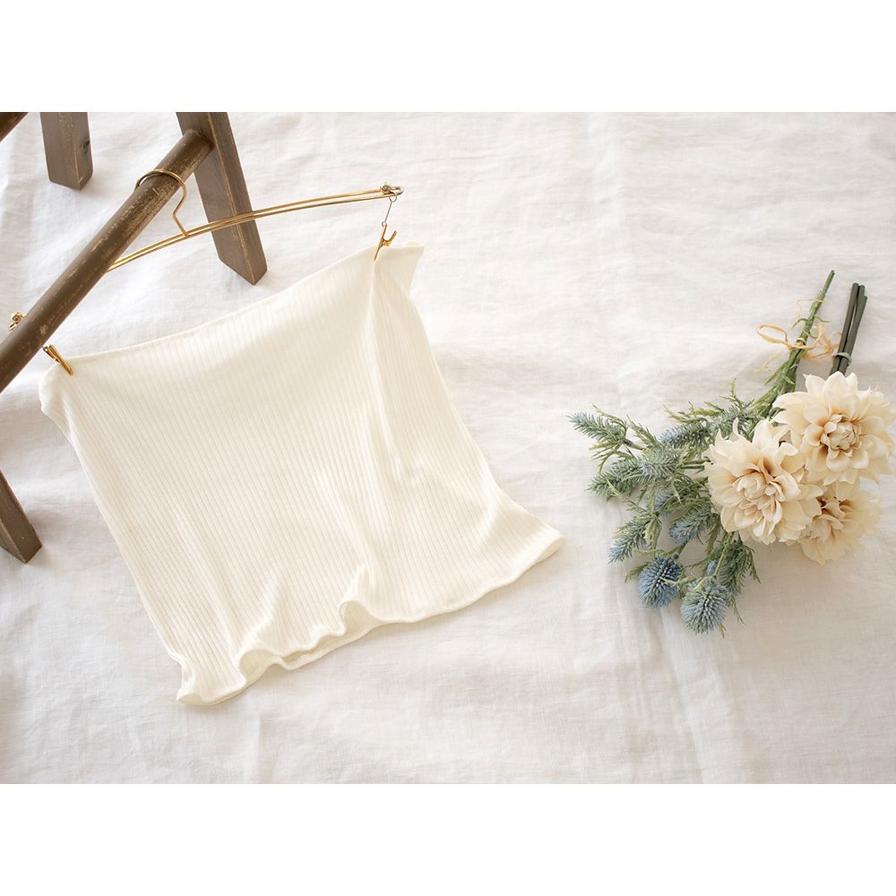 お得な2枚セット】シルク100％ ブラカバー 日本製 25cm ショート丈 ブラ下インナー