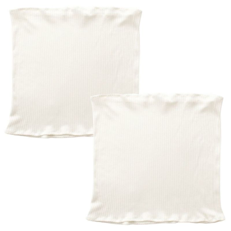 お得な2枚セット】シルク100％ ブラカバー 日本製 25cm ショート丈 ブラ下インナー