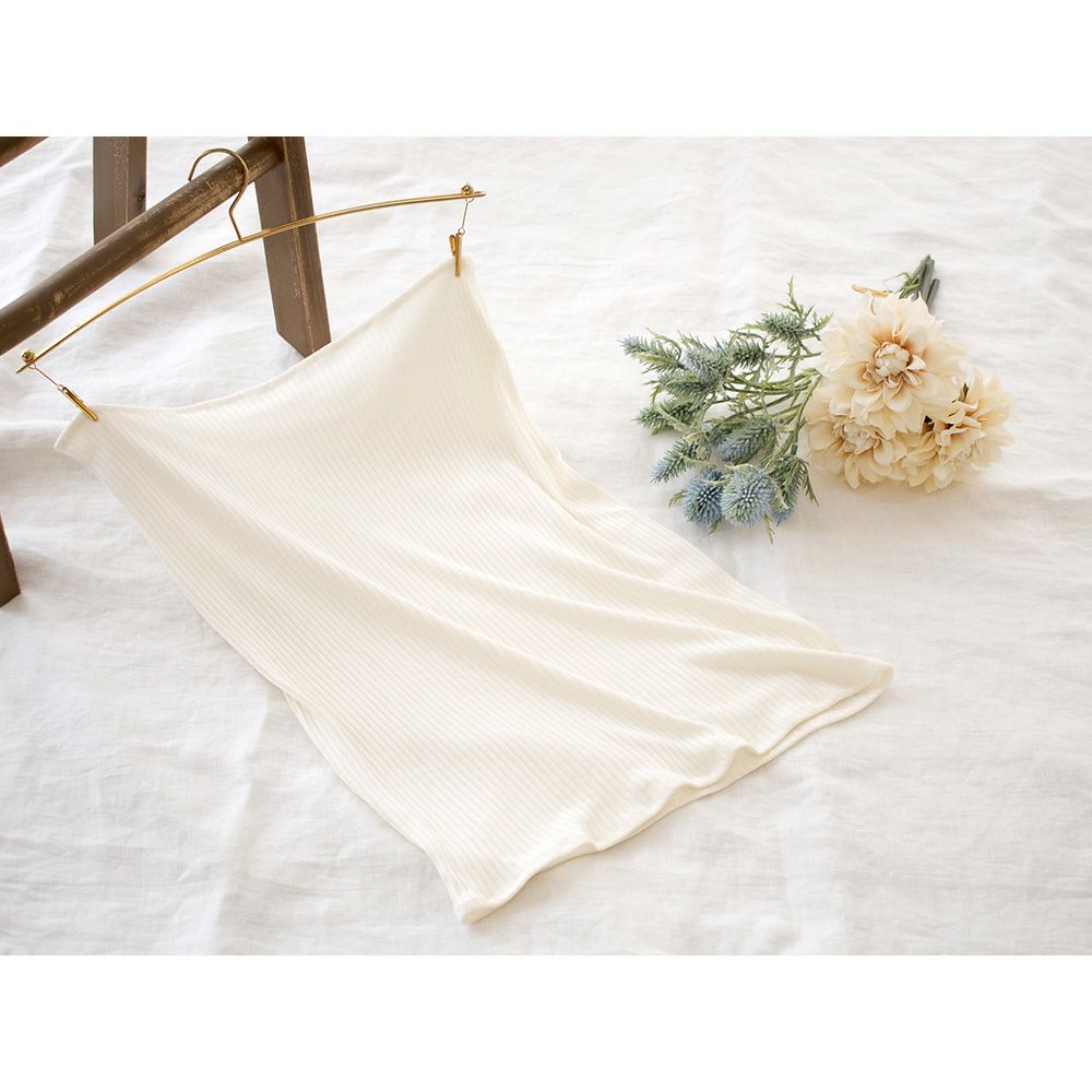 【お得な2枚セット】シルク100％ ブラカバー 日本製 38cm ロング丈 ブラ下インナー