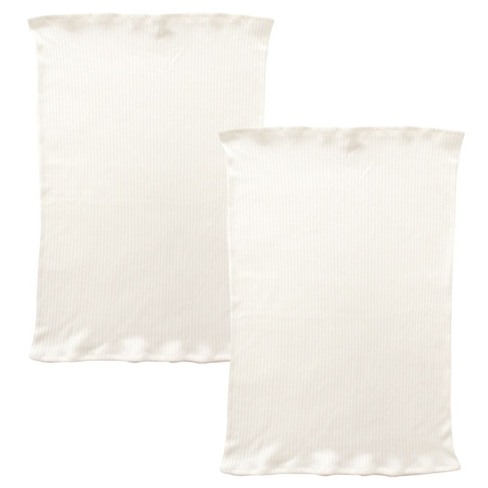 【お得な2枚セット】シルク100％ ブラカバー 日本製 38cm ロング丈 ブラ下インナー