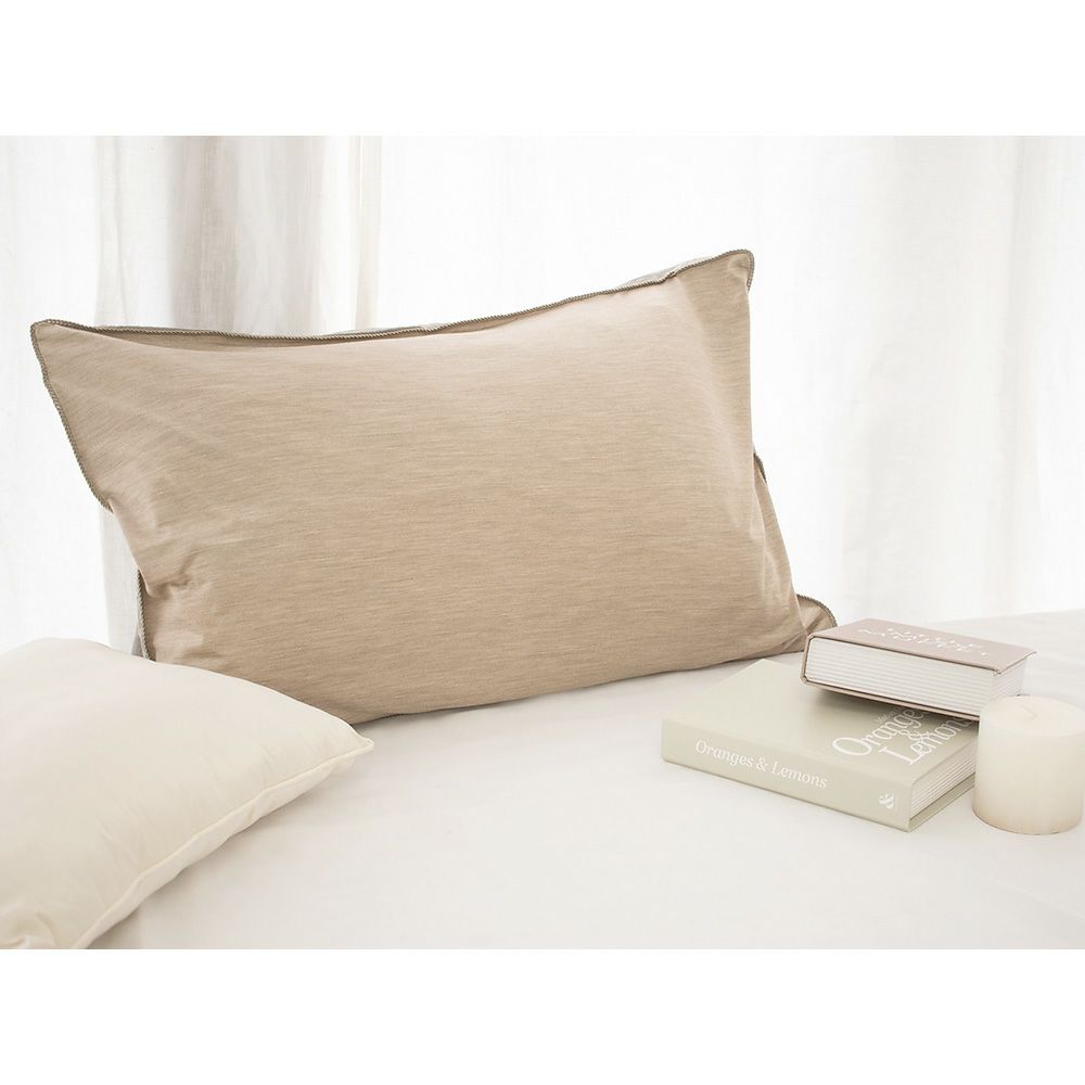  肌側シルク100%ジャージー ピローケース 43×63cm 枕カバー 合わせ式 男女兼用