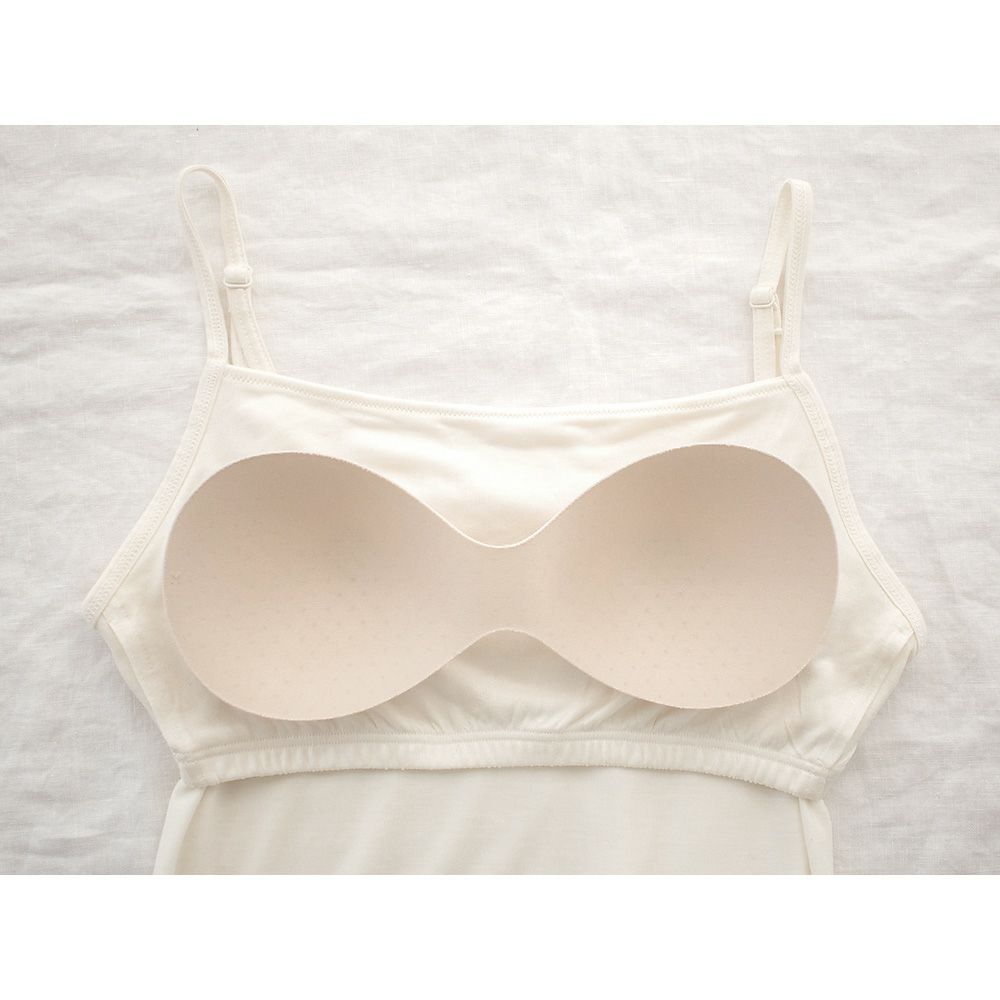シルク100％ カップ付き キャミソール 日本製 しっかりタイプ 【ふわ肌シルク】